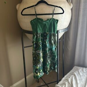 Green Foral Dress